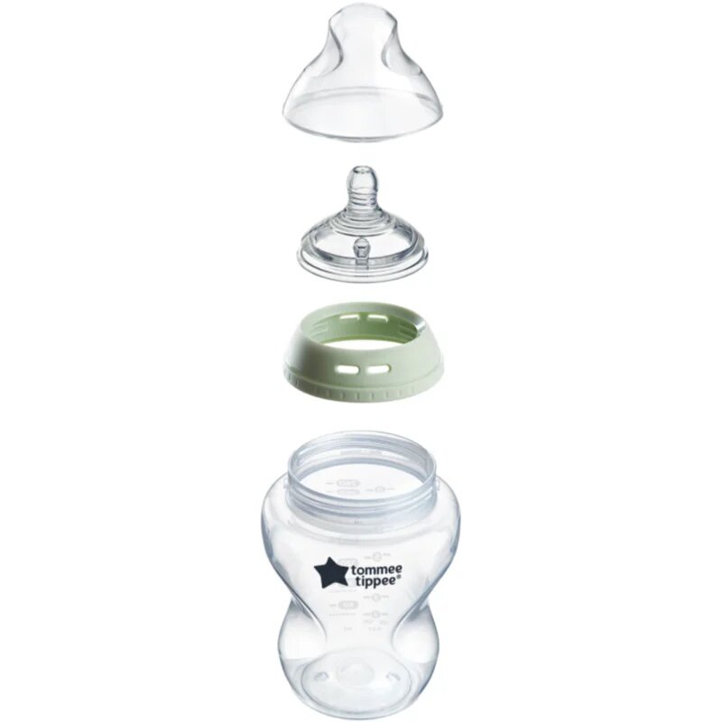 Tommee Tippee Closer To Nature Glass biberon auto-sterilizant Glass 0m+ 1 buc