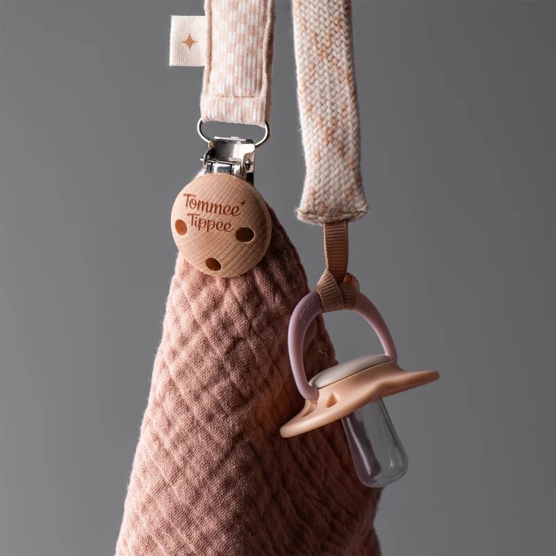 Tommee Tippee Comforter Clip clips pentru suzetă Beige 1 buc