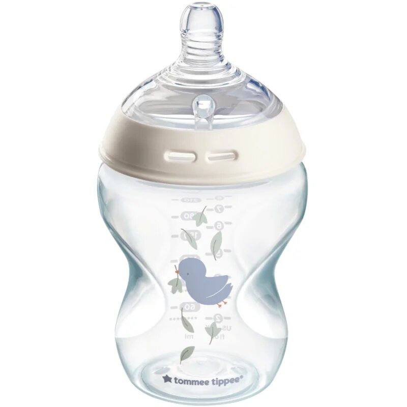 Natural Start Anti-Colic biberon anticolici cu auto-sterilizare Slow Flow 0m+ 1 buc