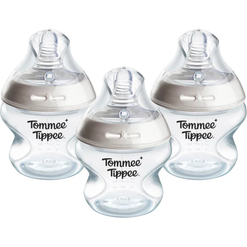 Tommee Tippee Natural Start Anti-Colic biberon auto-sterilizant Slow Flow 0m+ 3x150 ml