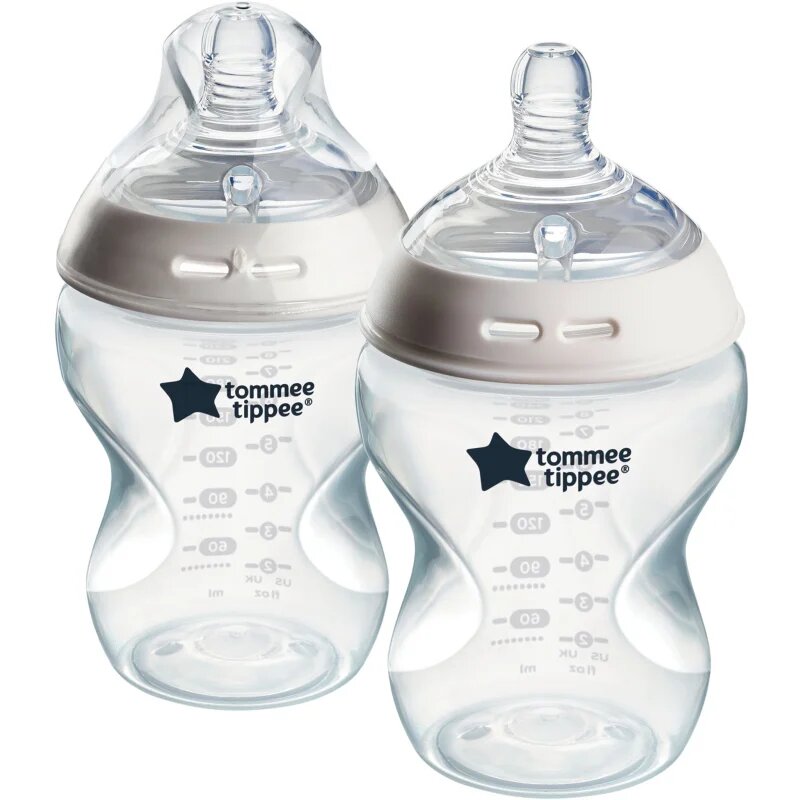 Tommee Tippee Natural Start Anti-Colic biberon pentru sugari Slow Flow 0m+ 2x260 ml