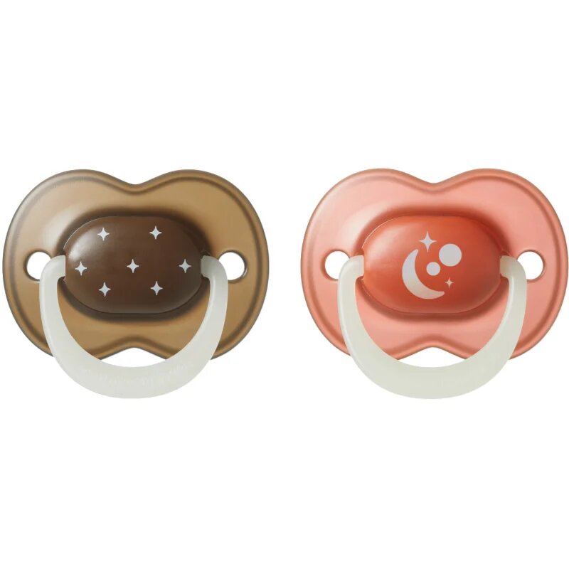 Tommee Tippee NightGlow Soother 18-36m suzetă Boy 2 buc