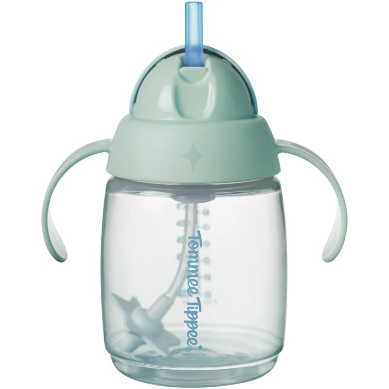 Tommee Tippee Trainer Straw cană pentru antrenament cu greutăți 6m+ Green 1 buc
