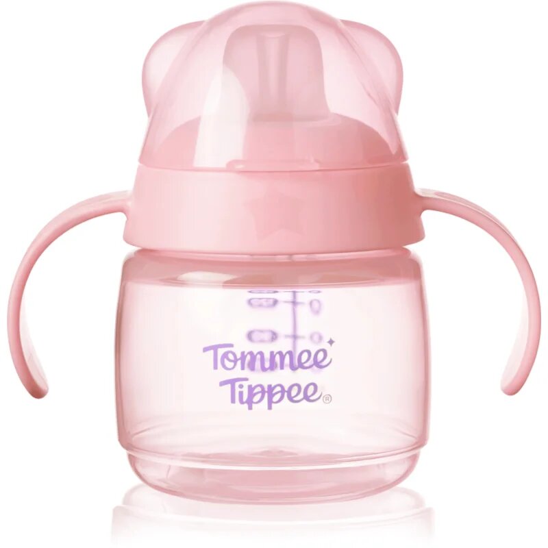 Tommee Tippee Transition Spout Cup cană etanșă 4m+ Pink 150 ml