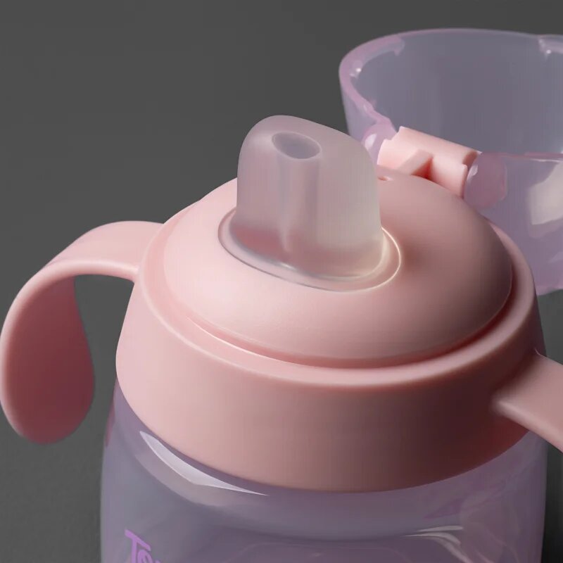 Tommee Tippee Transition Spout Cup cană etanșă 4m+ Pink 150 ml