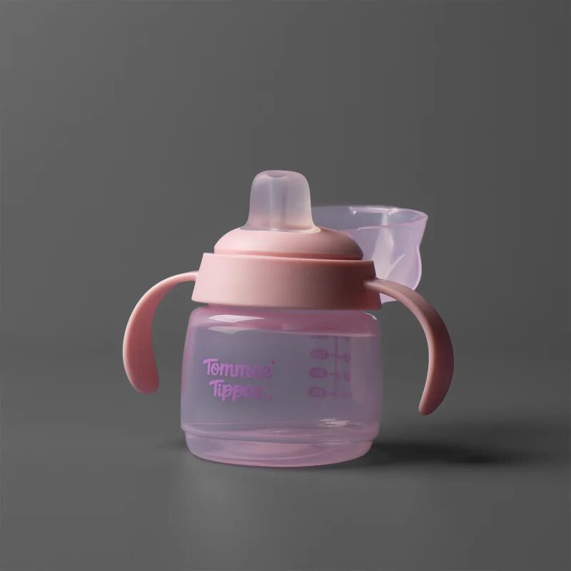 Tommee Tippee Transition Spout Cup cană etanșă 4m+ Pink 150 ml