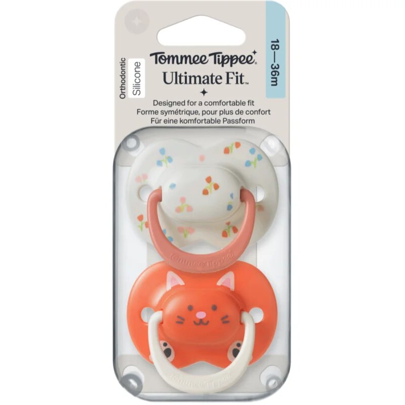 Tommee Tippee Ultimate Fit 18-36m suzetă Girl 2 buc