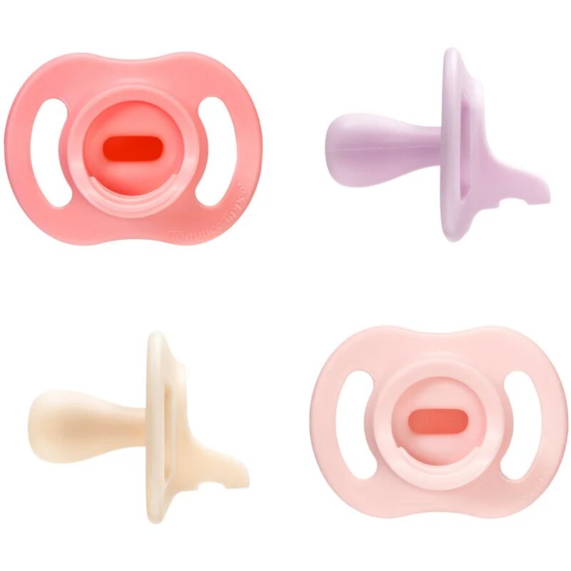 Ultra Light Stay Put 0-6 m suzetă Girl 4 buc