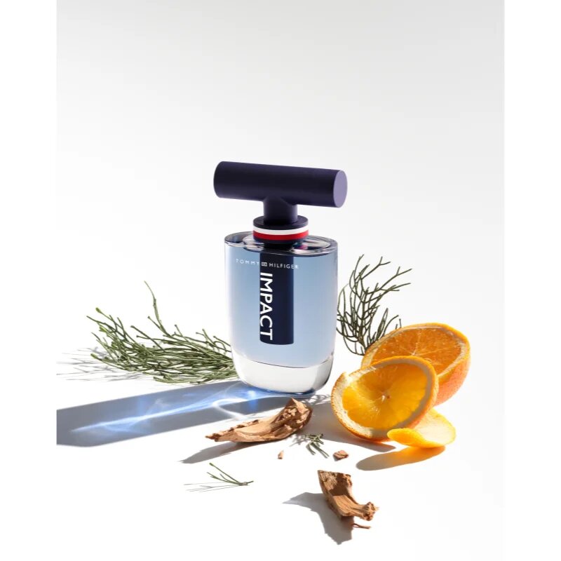 Tommy Hilfiger Impact Eau de Toilette + mini produs de călătorie de 4 ml în capac pentru bărbați 50 ml