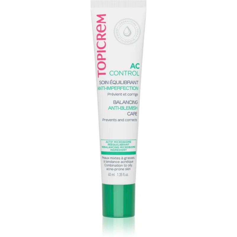 Topicrem AC Active Care îngrijire activă pentru piele sensibila predispusa la acnee 40 ml