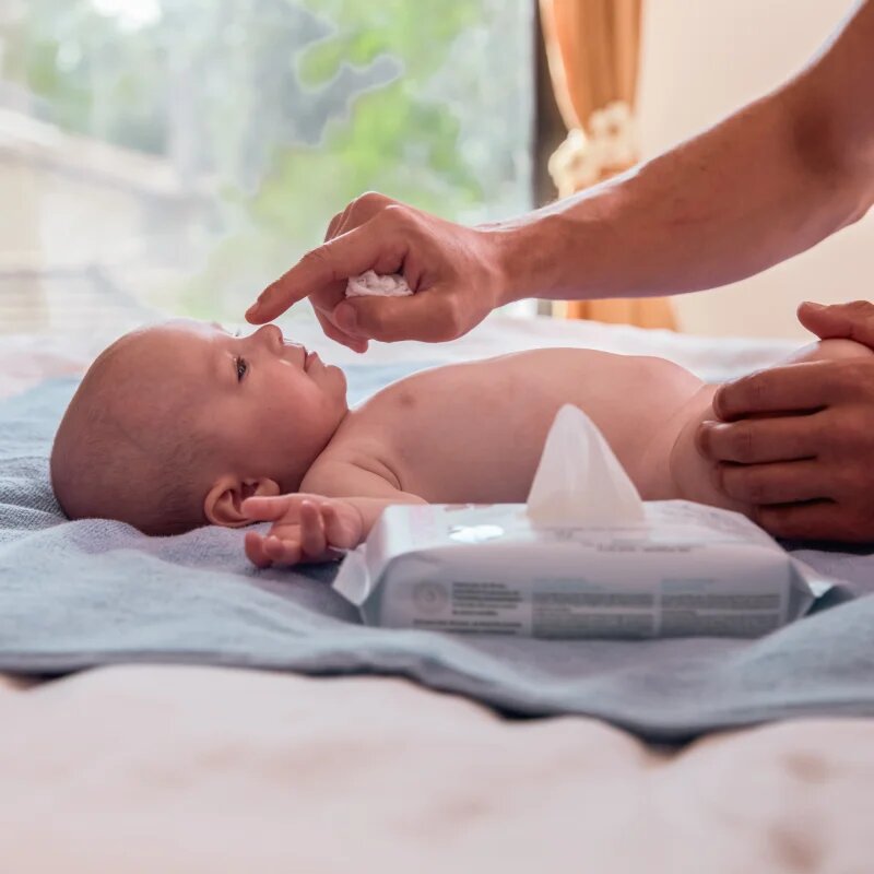 Topicrem BABY Cleansing Water Wipes Șervețele umede pentru copii 60 buc