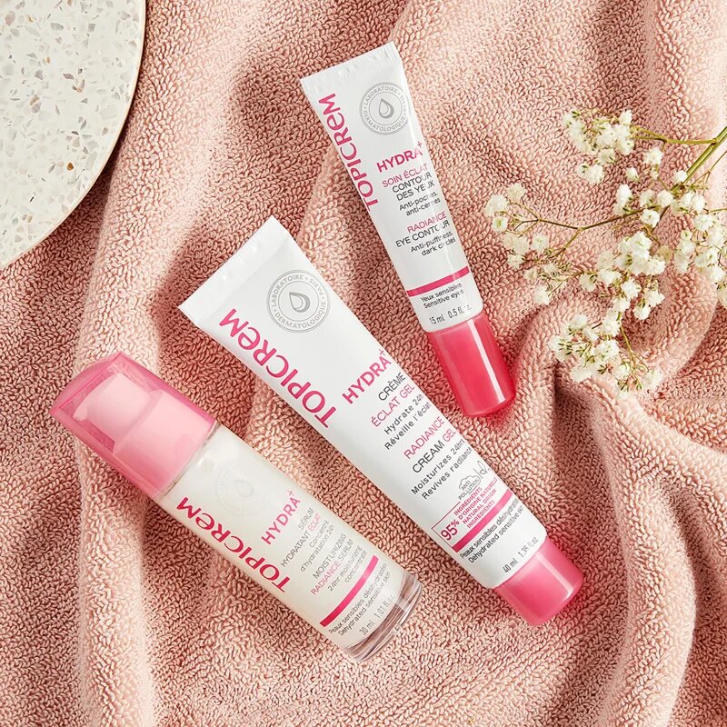 Topicrem Hydra+ Radiance Cream Gel gel-crema iluminant 40 ml