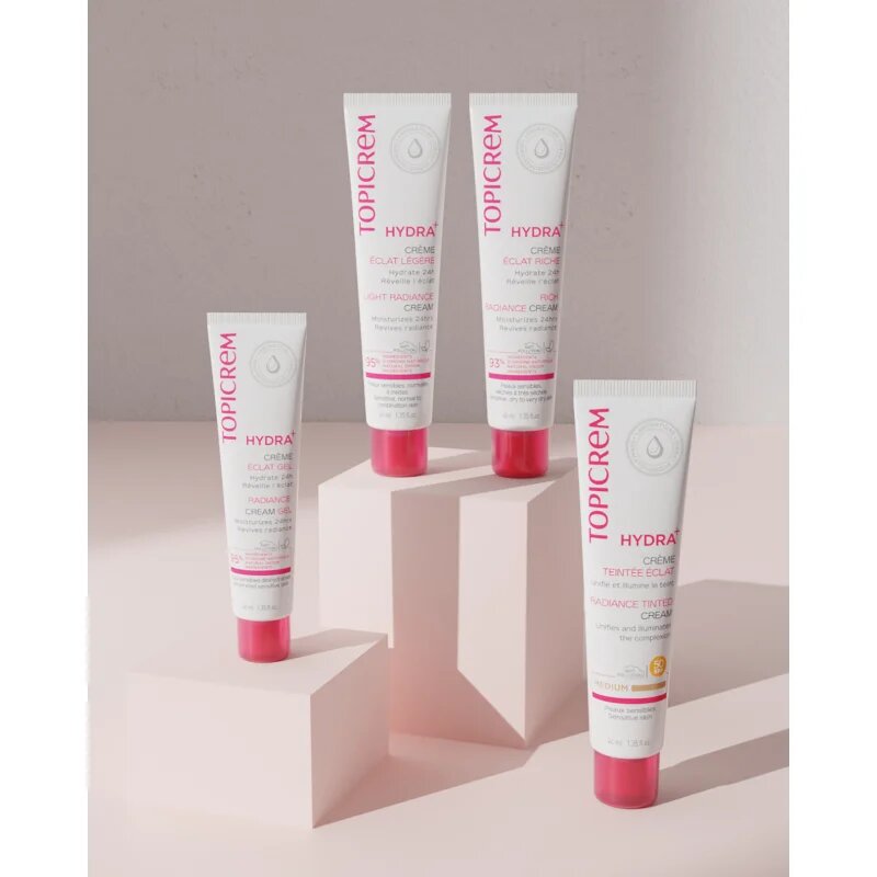 Topicrem Hydra+ Radiance Cream Gel gel-crema iluminant 40 ml