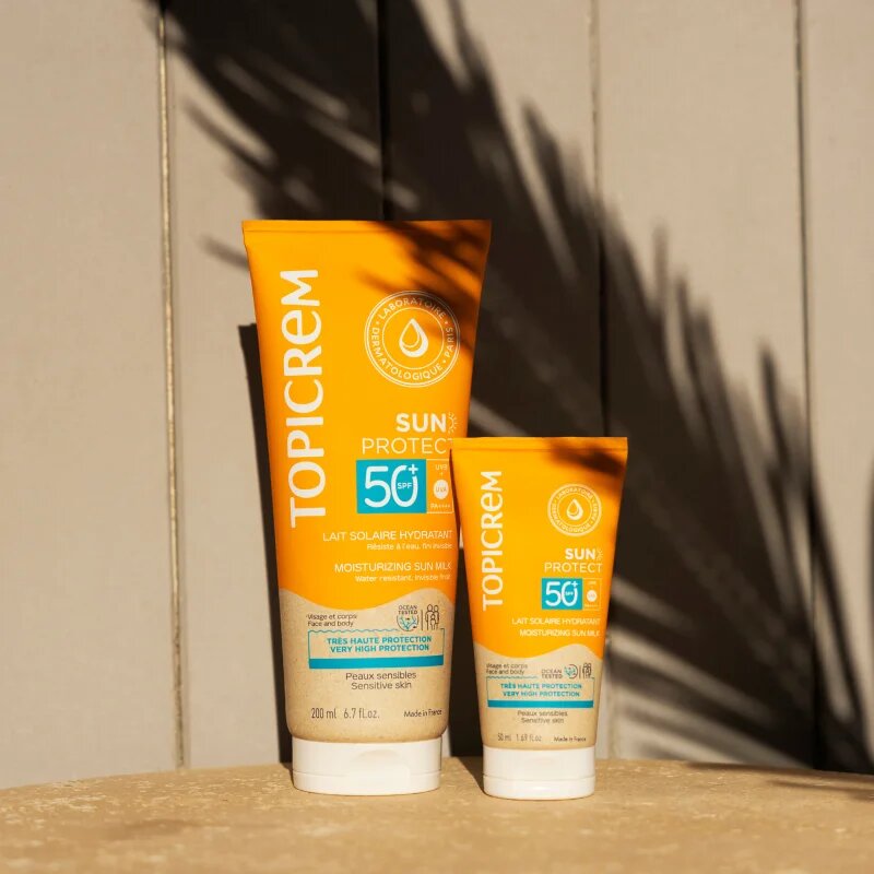 Topicrem Sun Protect Moisturizing Sun Milk lotiune hidratanta SPF 50+ 50 ml