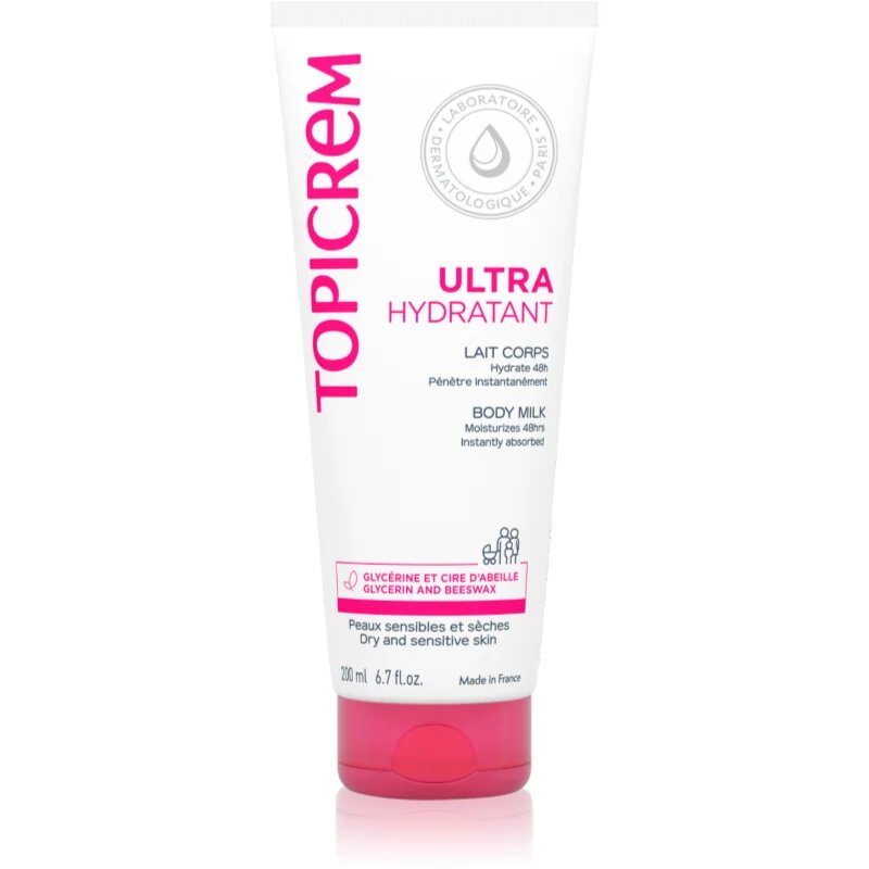 Topicrem UH BODY Ultra-Moisturizing Body Milk lotiune de corp intens hidratanta pentru piele uscata si sensibila 200 ml