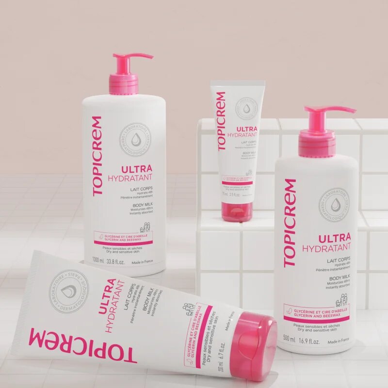 Topicrem UH BODY Ultra-Moisturizing Body Milk lotiune de corp intens hidratanta pentru piele uscata si sensibila 200 ml