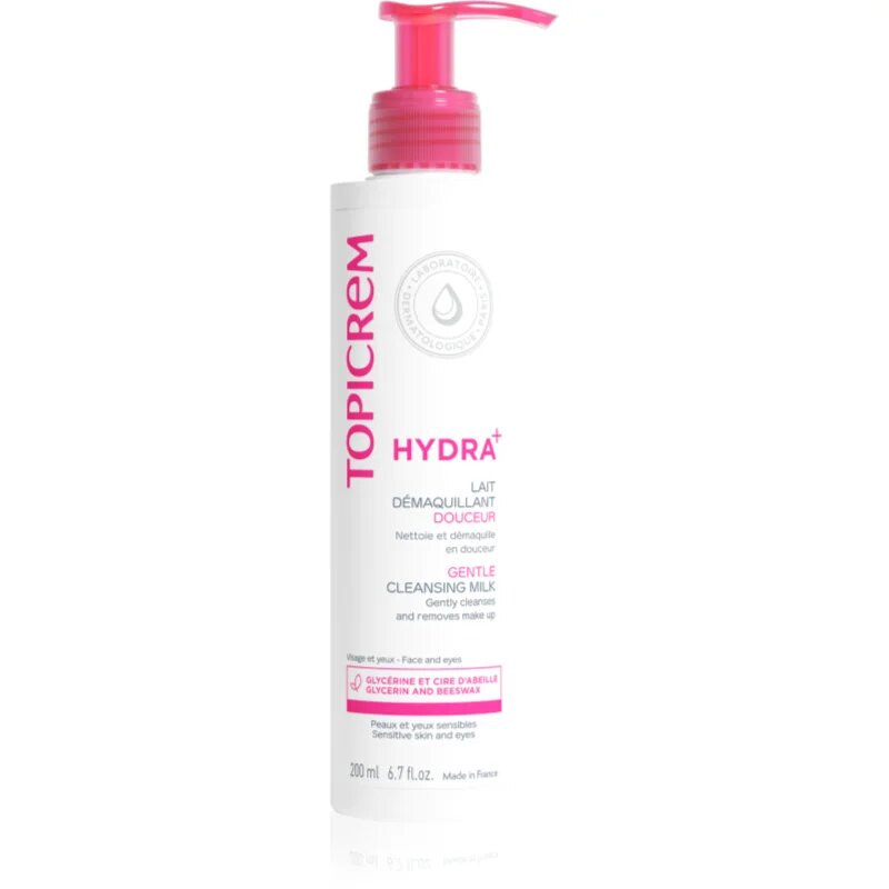 Topicrem UH FACE Gentle Cleansing Milk lapte demachiant delicat pentru ten uscat și sensibil 200 ml