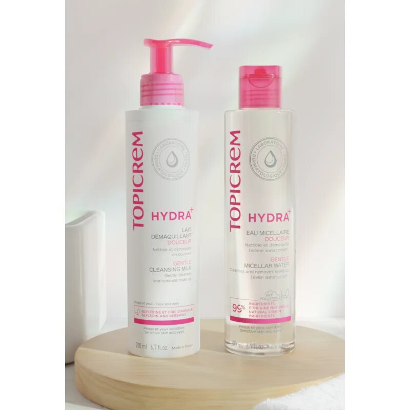 Topicrem UH FACE Gentle Micellar Water apă micelară pentru curățare blânda pentru piele si ochi sensibili 200 ml
