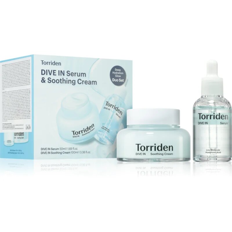 Torriden Dive In Serum & Soothing Cream Set set pentru luminozitate si hidratare