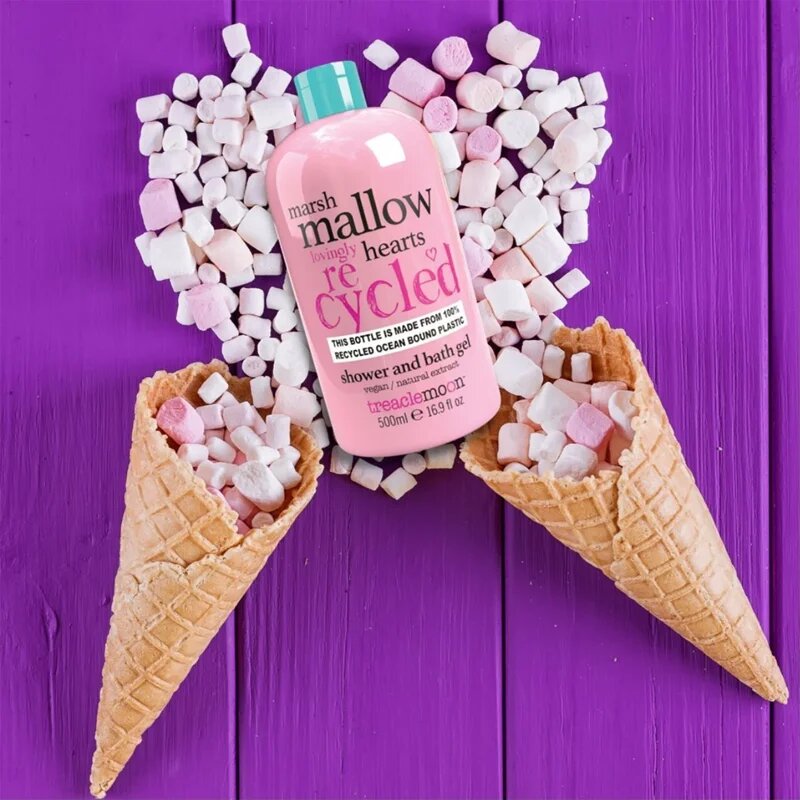 Treaclemoon Marshmallow Hearts gel de dus si baie 500 ml