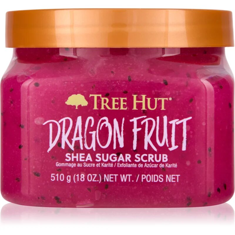 Tree Hut Shea Sugar Scrub Dragon Fruit exfoliant de corp cu zahăr 510 g
