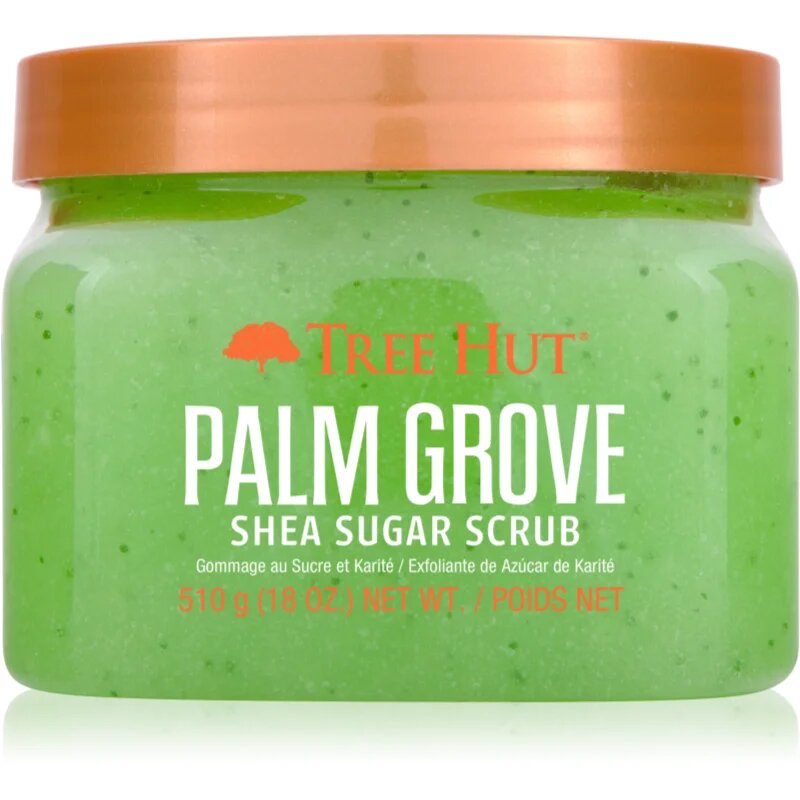 Tree Hut Shea Sugar Scrub Palm Grove exfoliant de corp cu zahăr 510 g