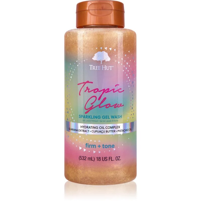 Tree Hut Tropic Glow Foaming Gel Wash gel de dus hidratant pentru stralucire 532 ml