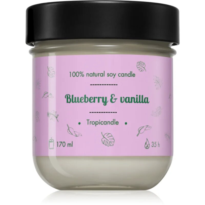 Tropicandle Blueberry & Vanilla lumânare parfumată 170 ml
