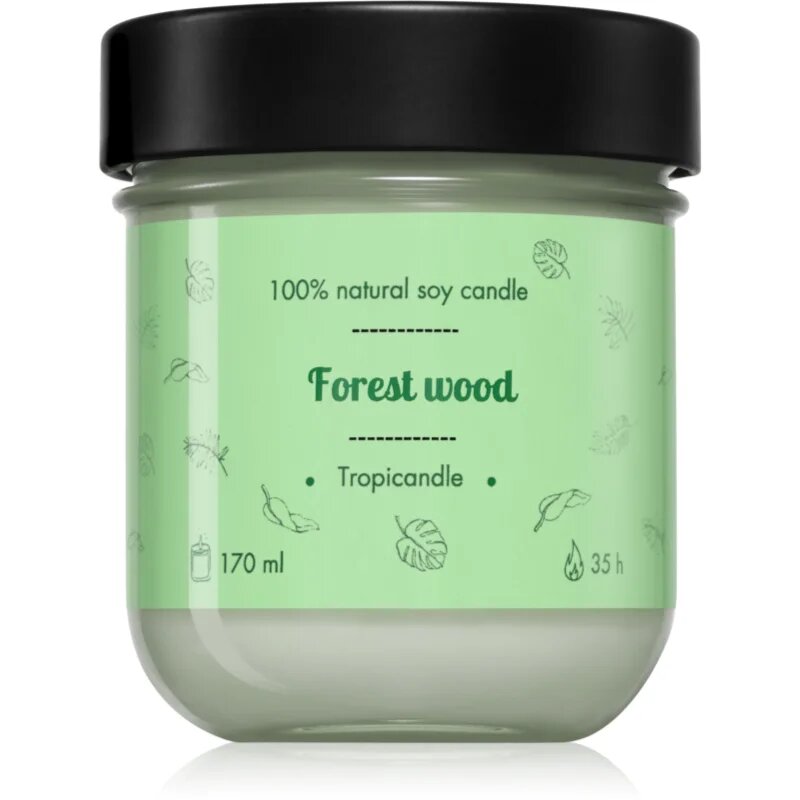 Tropicandle Forest Wood lumânare parfumată 170 ml