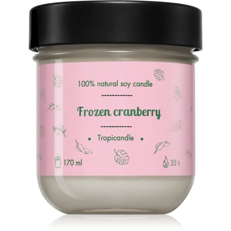 Tropicandle Frozen Cranberry lumânare parfumată 170 ml