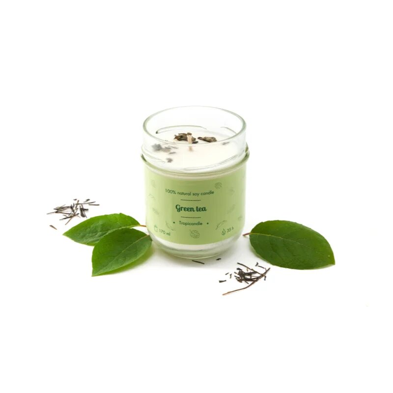 Tropicandle Green Tea lumânare parfumată 170 ml