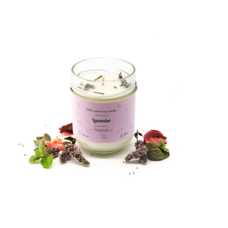 Tropicandle Lavender lumânare parfumată 170 ml