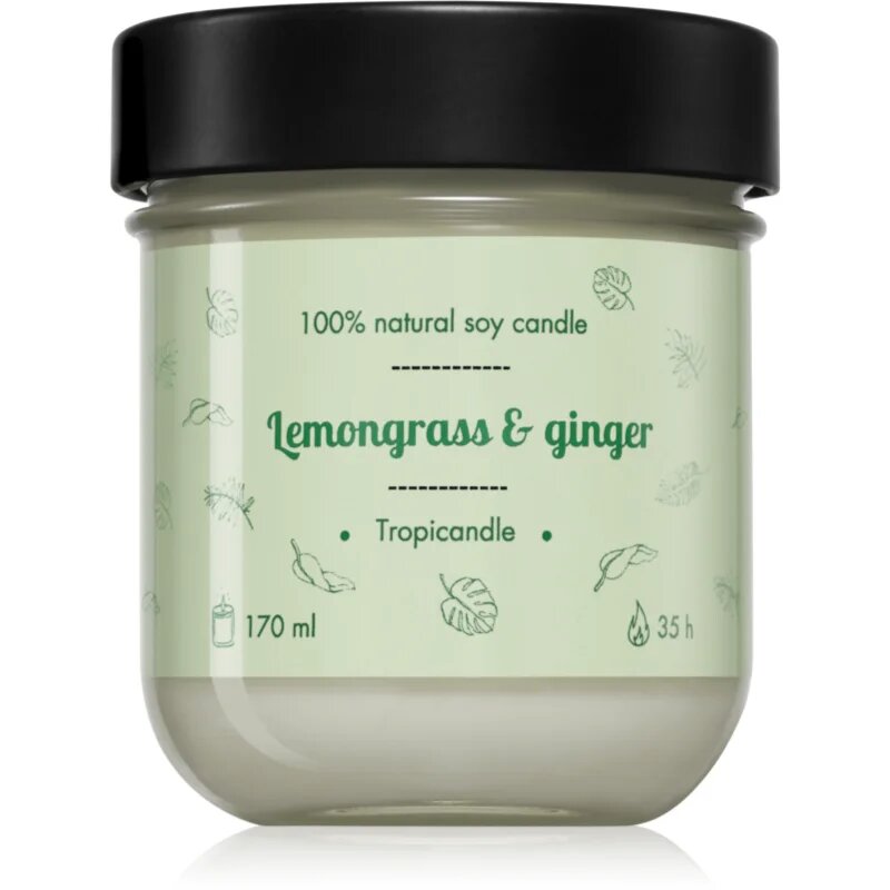 Tropicandle Lemongrass & Ginger lumânare parfumată 170 ml