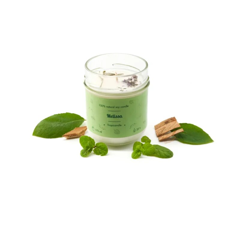 Tropicandle Melissa lumânare parfumată 170 ml