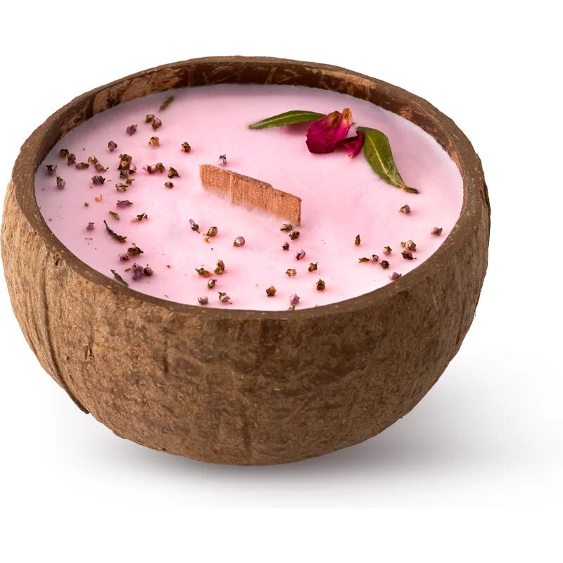 Tropicandle Plum Rose & Patchouli lumânare parfumată cu fitil din lemn 350 ml