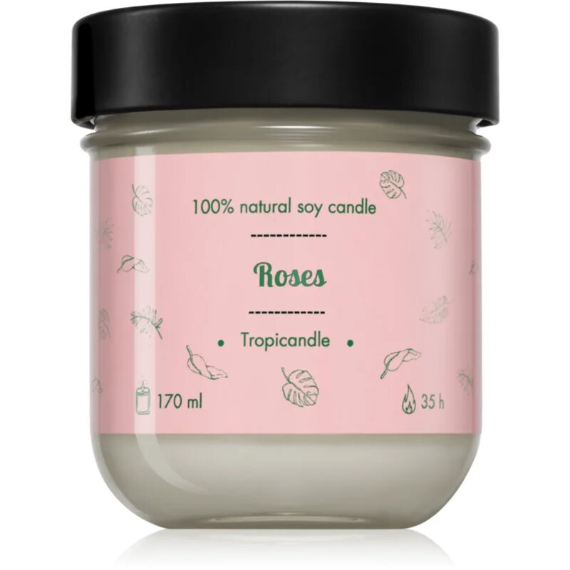 Tropicandle Roses lumânare parfumată 170 ml
