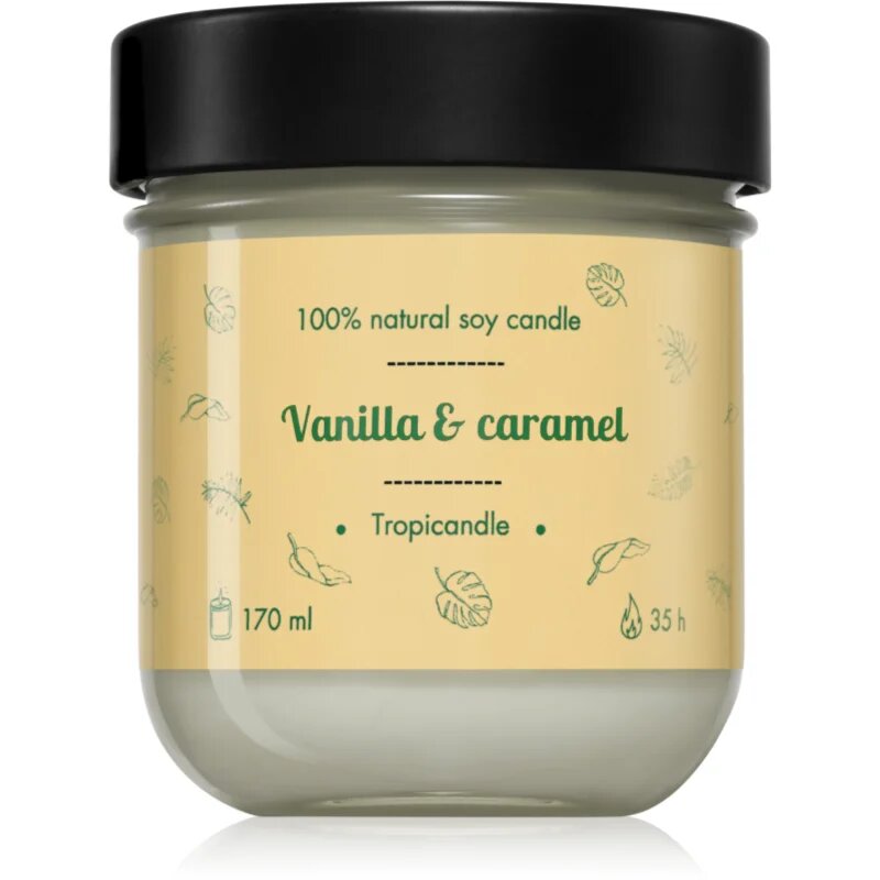 Tropicandle Vanilla & Caramel lumânare parfumată 170 ml