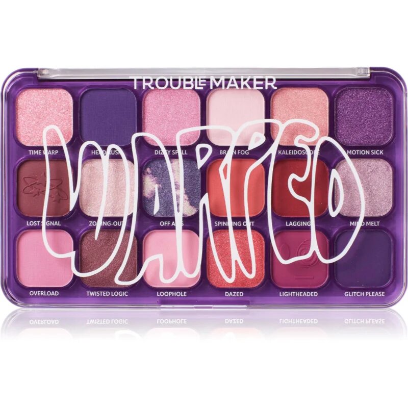 Trouble Maker Big Trouble paletă cu farduri de ochi culoare Warped 27 g