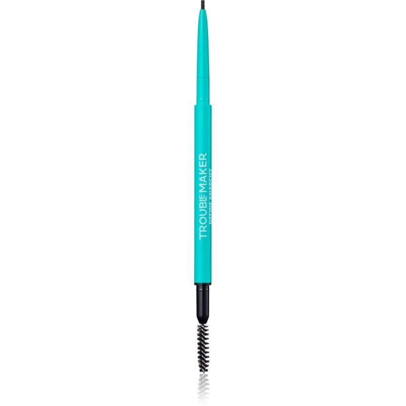 Trouble Maker Define Anarchy creion dermatograf cu două capete pentru sprâncene culoare Soft Black 0.1 g