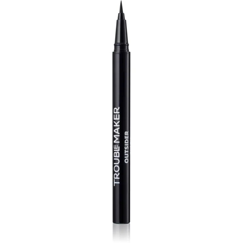 Trouble Maker Outsider eyeliner lichid cu trasare precisă culoare Black 0.5 ml