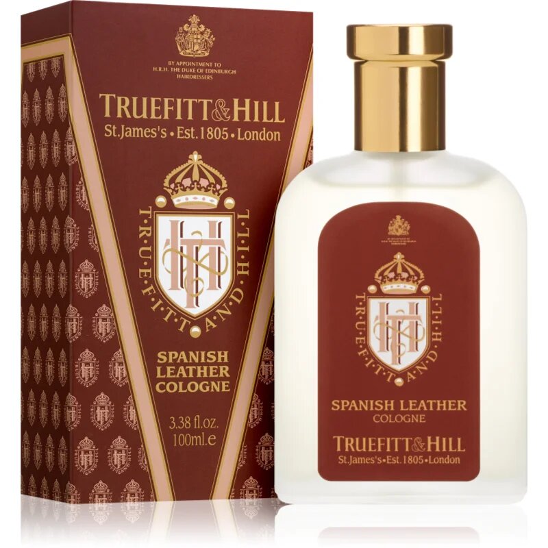 Truefitt & Hill Spanish Leather eau de cologne pentru bărbați 100 ml