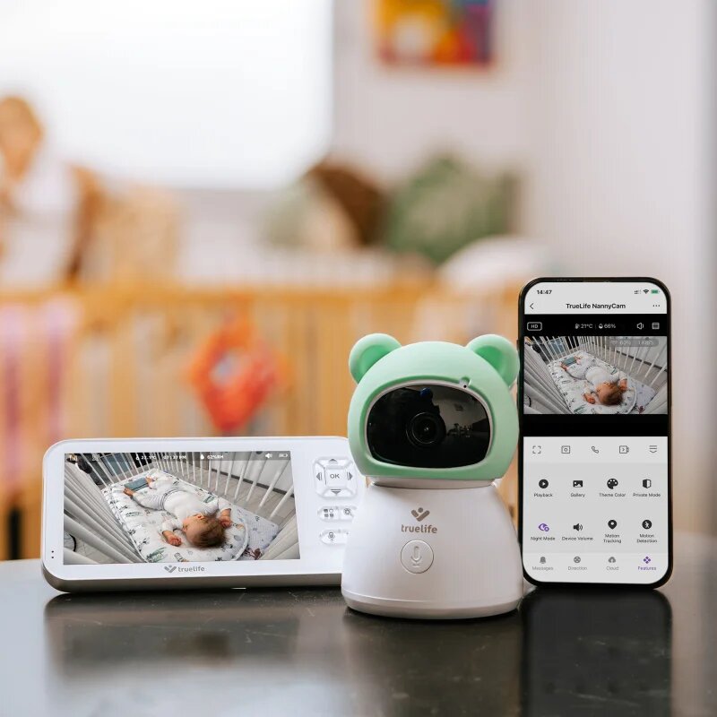 TrueLife NannyCam R6 Dual Smart monitor video digital pentru bebeluși 1 buc