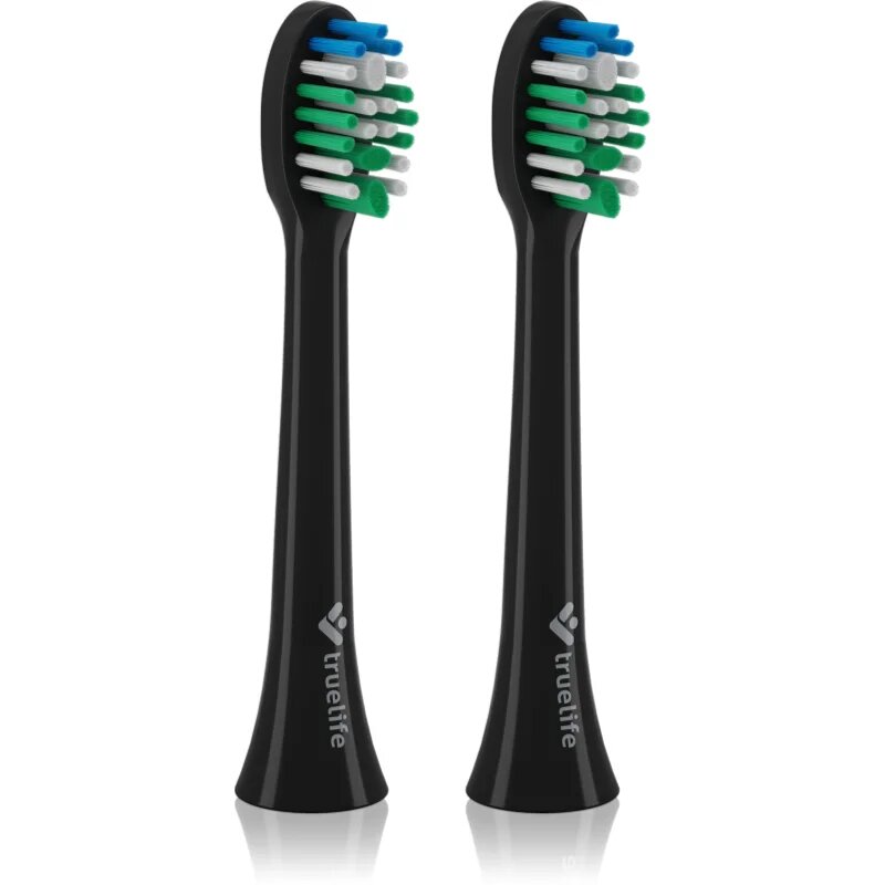 TrueLife SonicBrush Compact Heads Black Standard capete de schimb pentru periuta de dinti SonicBrush Compact / Duo 2 buc