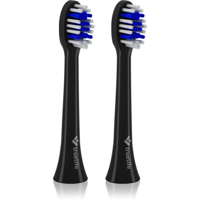 TrueLife SonicBrush Compact Heads Black Whiten capete de schimb pentru periuta de dinti SonicBrush Compact / Duo 2 buc