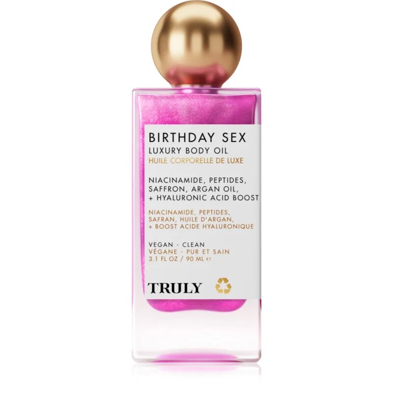 Truly Birthday Sex ulei de corp hidratant cu acid hialuronic 90 ml