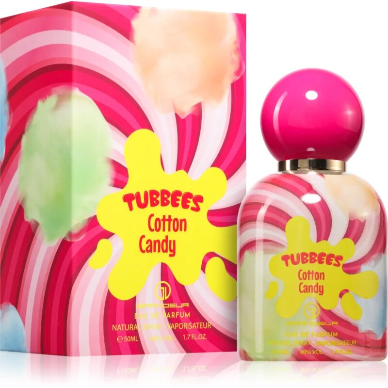 Tubbees Cotton Candy Eau de Parfum unisex 50 ml