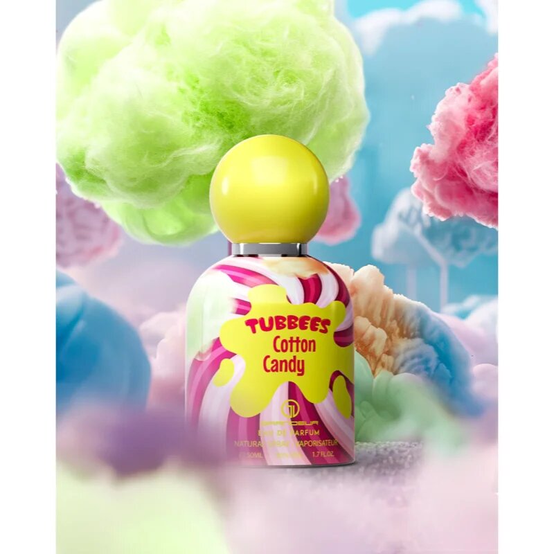 Tubbees Cotton Candy Eau de Parfum unisex 50 ml