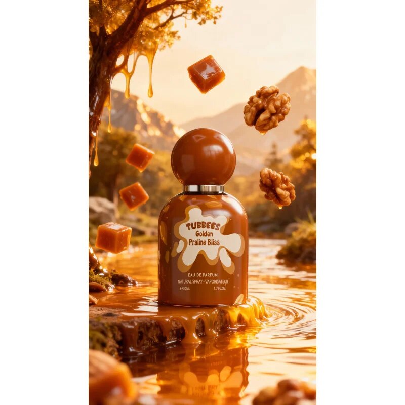 Tubbees Golden Praline Bliss Eau de Parfum unisex 50 ml