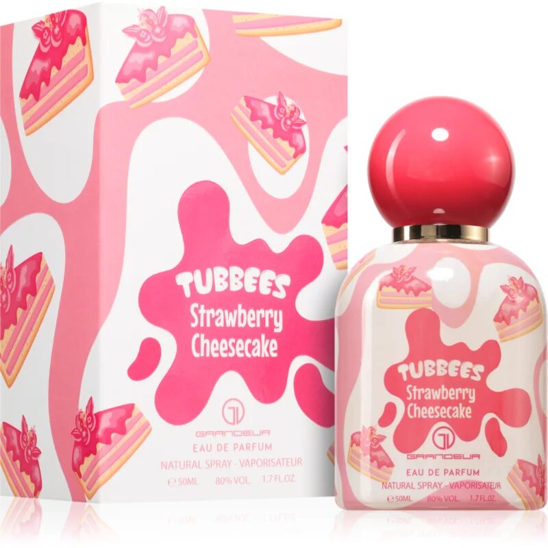 Tubbees Strawberry Cheesecake Eau de Parfum unisex 50 ml