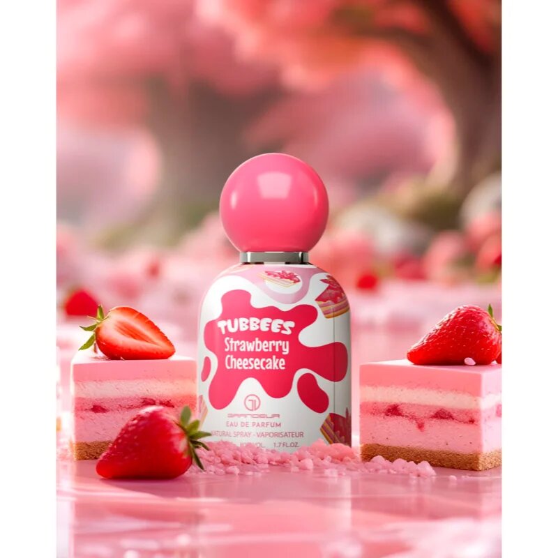 Tubbees Strawberry Cheesecake Eau de Parfum unisex 50 ml